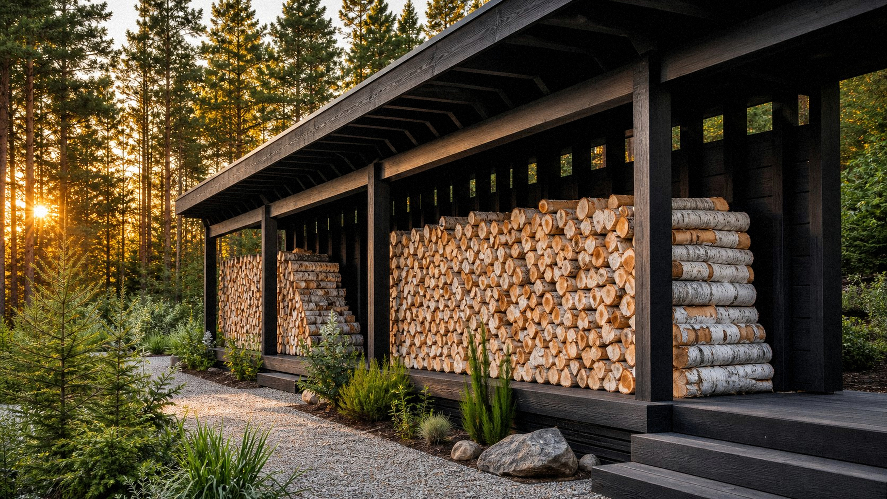 Хранение дров